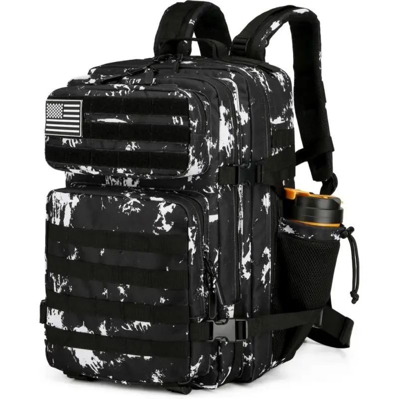 25L Two-Tone Hiking Backpack - Lightweight Molle Assault Pack for Outdoor & Travel
