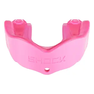Shock Doctor Gel Max Mouthguard for Sports, Pink Color, Convenient Breath Support for Active Use