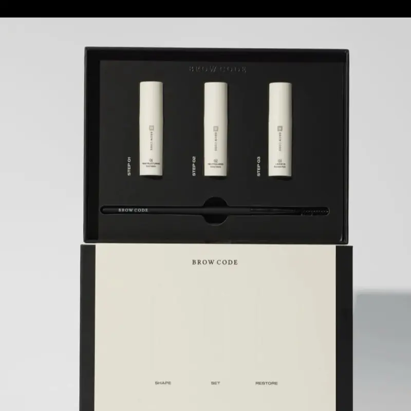 Brow Code Brow Lamination Kit - Shape Set Restore - Professional Eyebrow Enhancement Tools for Defined and Defined Brows