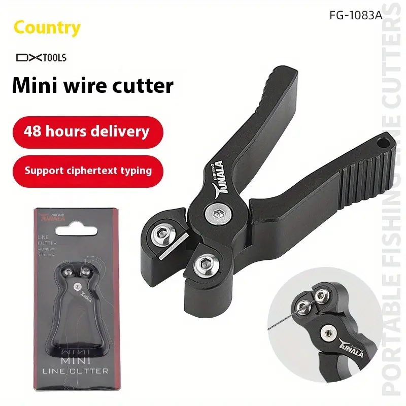 [W] Mini Scissors for PE/ Carbon Lines, Portable Aluminum Alloy Fishing Line Clippers for Outdoor Use, Fishing Gear And Equipment, Outdoor Fishing Accessory