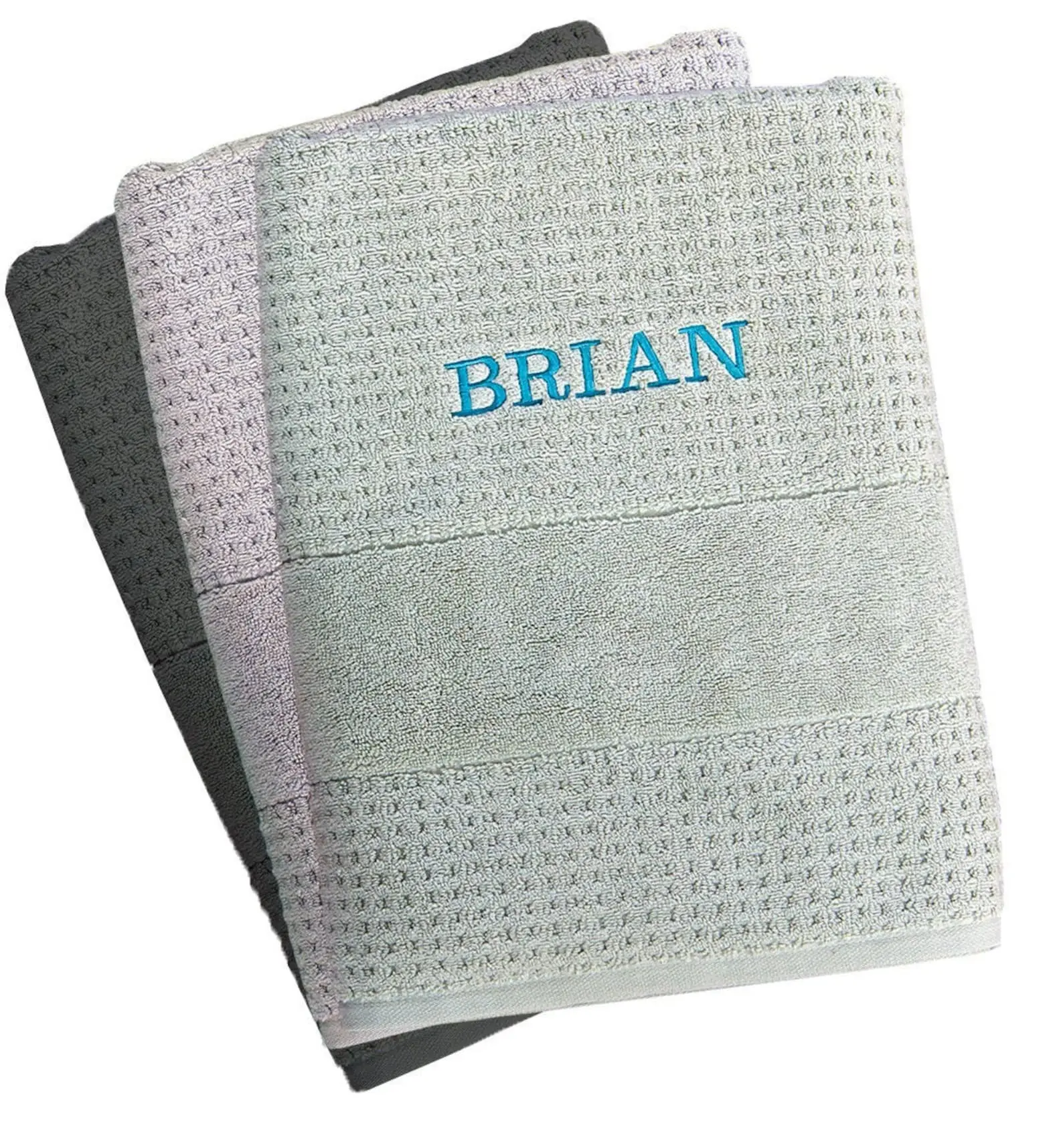 Personalized Hammam Bath Towel - Custom Embroidered Design with Unique Name and Features
