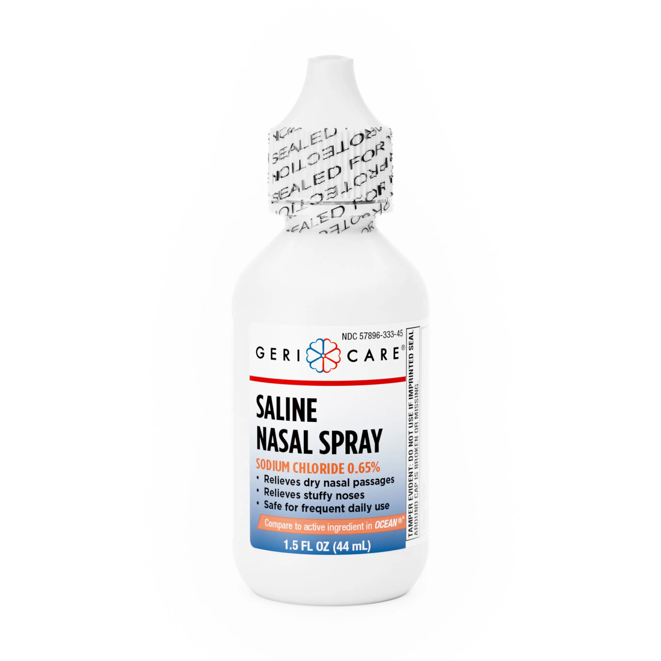 GeriCare Saline Nasal Spray 0.65% â€“ Moisturizing Nasal Relief for Dryness, Congestion & Irritation, 1.5 fl oz