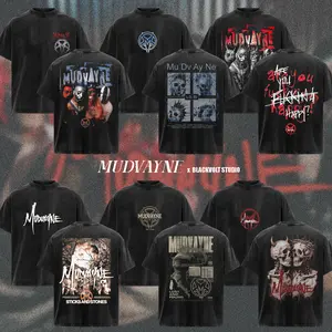 [COLLECTION] Mudvayne Band T-Shirt Collection, Freakshow Face Paint Graphic Tee, Retro Nu Metal Style Shirt, Toxic Chaos Inspired Shirts, Vintage Heavy Cotton Band Tee, Gift for Metal Music Lovers, Alternative Merch for Men & Women