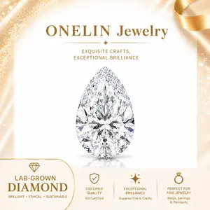 IGI Certified Pear Lab - Grown Diamond- 2.01 Carats - F Color - VVS 2 - LG724547577