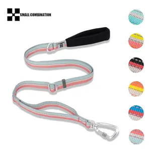 Adjustable Reflective Dog Leash for Small to Large Dogs Nylon No pull Dog Pet Leash Outdoor Walking Training
