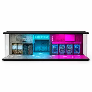 1:64 Cyberpunk 03 DIY Diorama w/ LED Lights