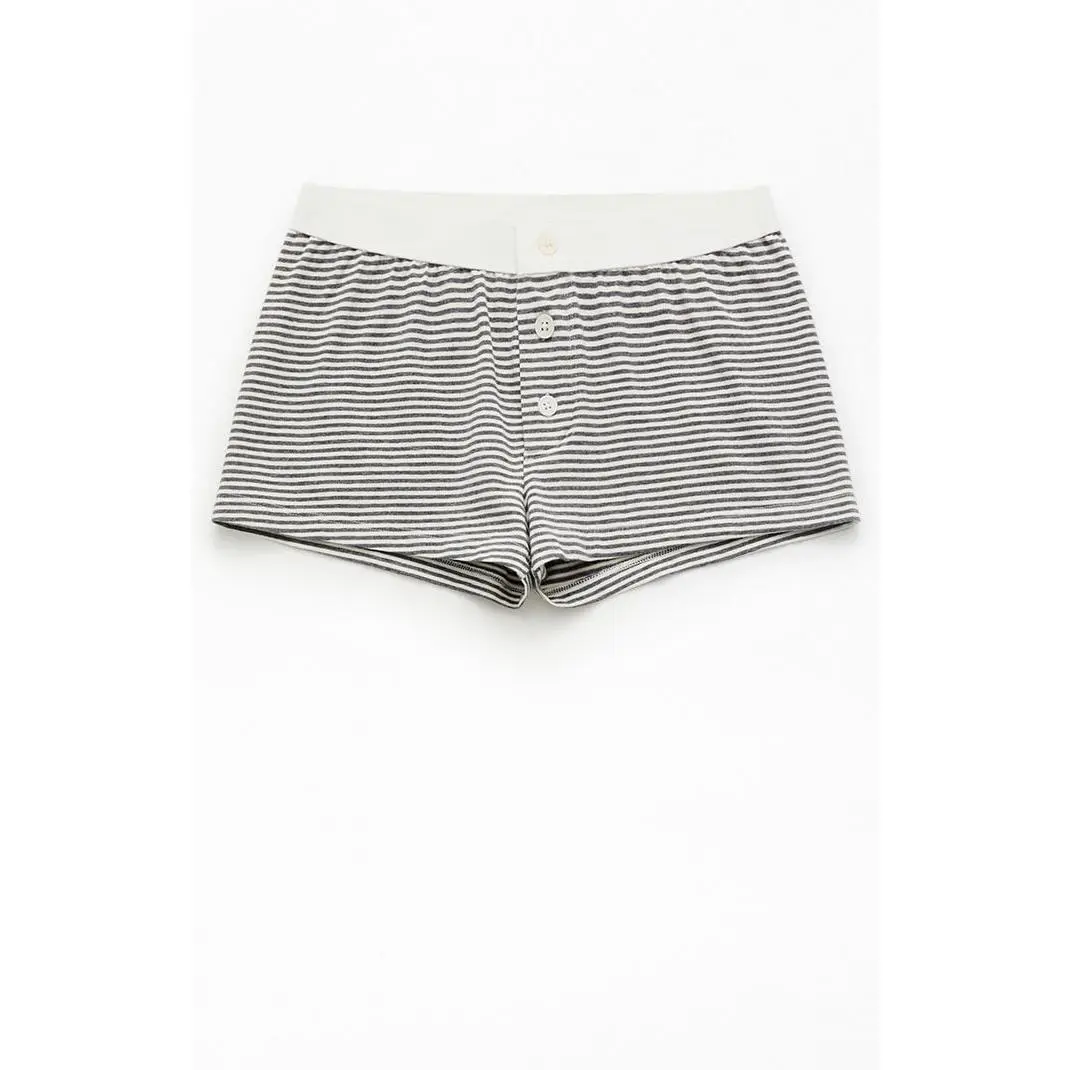 John Galt Women's Striped Boy Short Underwear