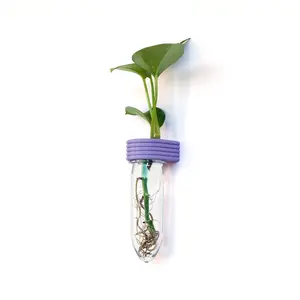 Roota Planters Upcycled Plant Propagation Tube 5.3", Wall & Fridge Mounted Indoor Planter for Cuttings, 3D Printed Eco-Friendly Small Space Decor