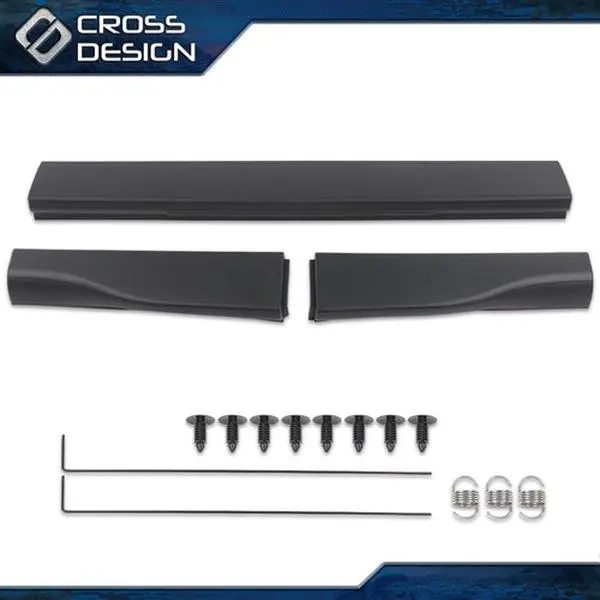 CROSSDESIGN Flexible Trim Step Tailgate Trim Cap Molding, Automotive Replacement Part, Auto Parts Accessories for 2008-2016 Ford Super Duty F250-F350 F550, Vehicle