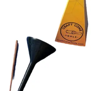 Garden kitchen funnel tool kit for craft cone enthusiasts with Stand