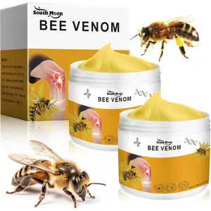 2PCS New Bee Venom Professional Cream,Bee Venom Advanced Joint and Bone Cream, Soothing Provides for Neck,Waist,Back Hand Feet and Leg