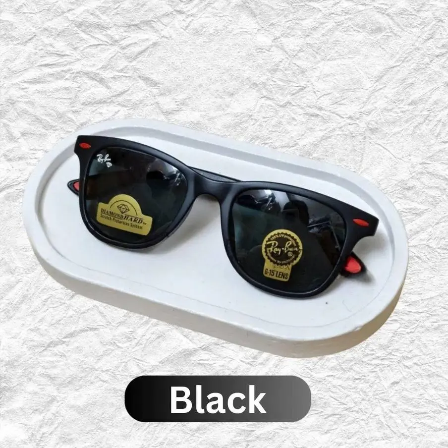 Ray-Ban Rectangle Polarized Sunglasses for Men & Women | UV400 Metal Frame Driving Fishing Travel Outdoor Eyewear