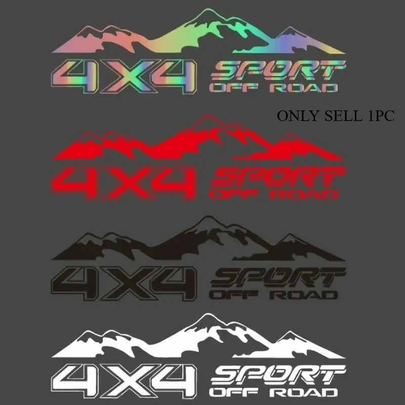 1PC Fits car bodies, off-road gear bags, interior decor, Vehicle decoration, adds hardcore sport vibe during 4X4 off-roading, daily commutes, highlighting 4X4 Mountain off-road sport logo aesthetic Car Decals, Car Stickers, Decal For Cars, Car Decorations