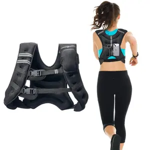 fathersdaygift  VEVOR Weighted Vest, 30 lbs Weight Vest with Reflective Stripe, Adjustable Buckle Body Weight Vest for Men Women, Workout Equipment for Strength Training, Running, Jogging, Fitness, and Weight Loss