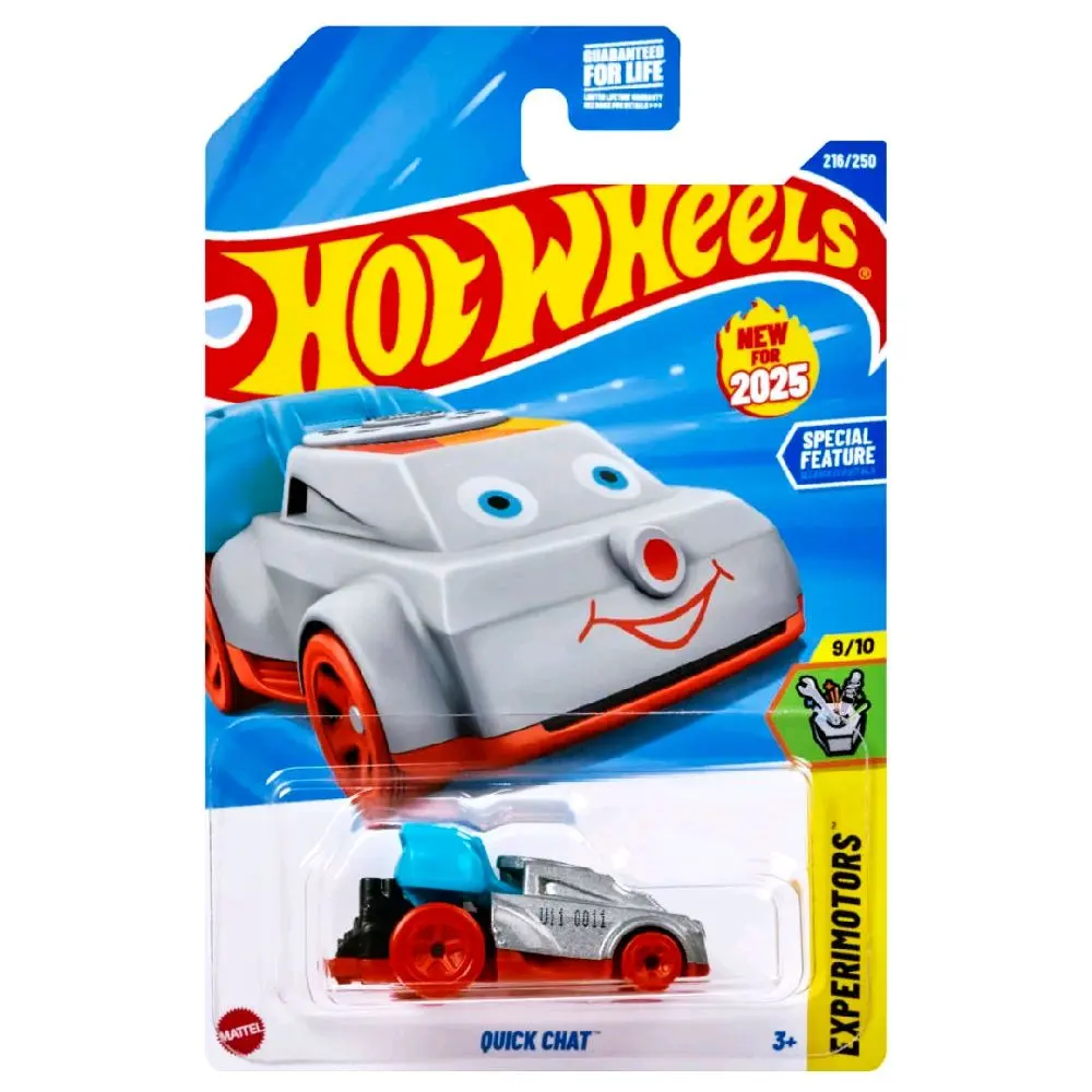 Hot Wheels 2025 Quick Chat White Experimotors Series Diecast Car Model