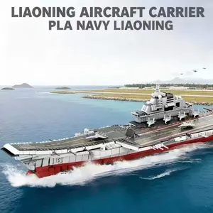 1923 Piece Warship Collection Stem Building Blocks, Silver Color High Flexibility Abs Precision Puzzle Stress Relief Home Decor Building Block Model