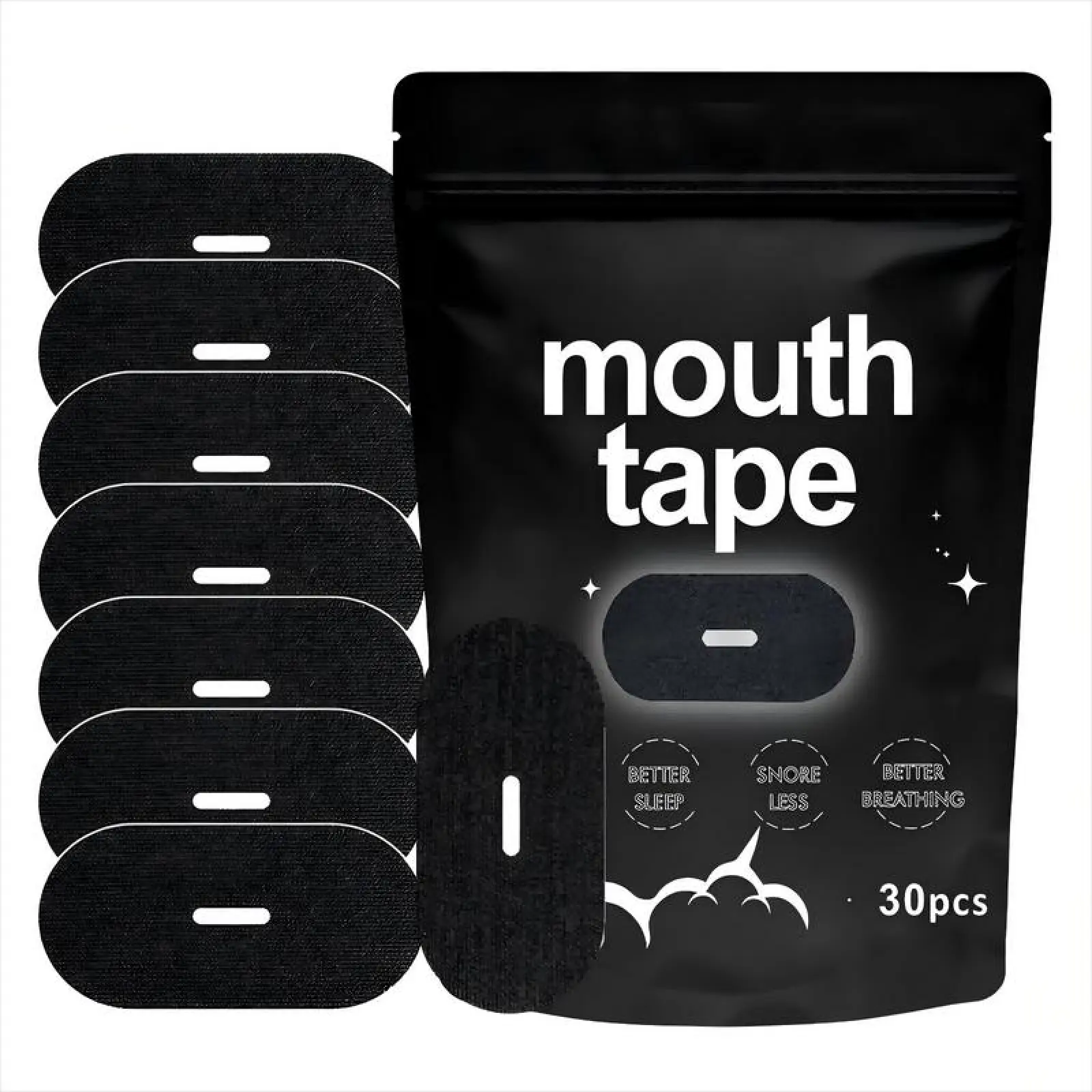 Anti-snoring Sleep Mouth Tape, Breathable Mouth Patches for Night Sleep, Ideal Birthday Gift,Comfortable Body Care Product,Healthcare Sleep Aid,SleepTape For Mouth,Travel Size Products.