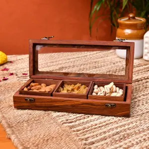 Beautiful Meenakari Spice Box | Stainless Steel, Fabric & Beadwork | Perfect for Weddings, Pooja, Housewarming | Cherished Kitchen Essential