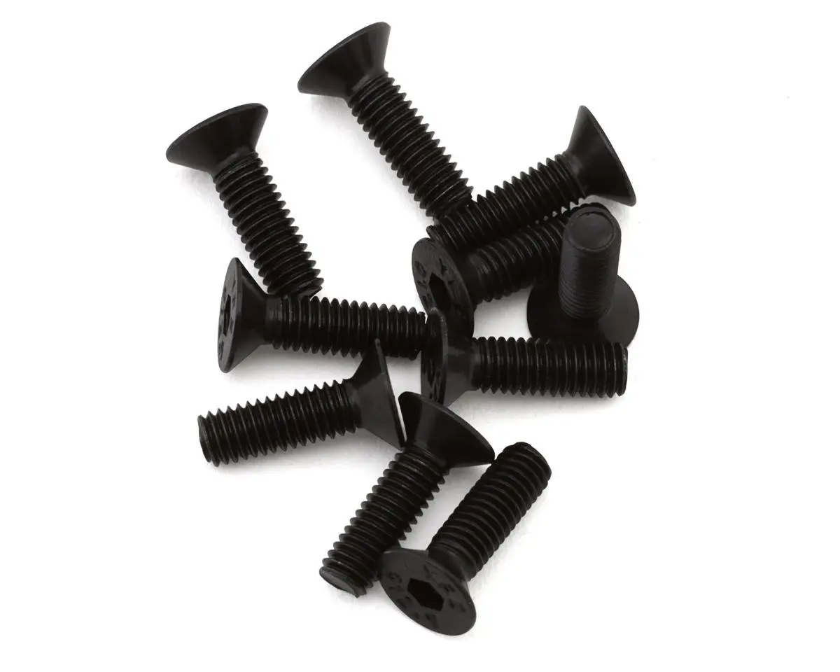 ECP-H-2203 EcoPower 3mm "High Strength" Steel Flat Head Screws (10) (3x10mm)