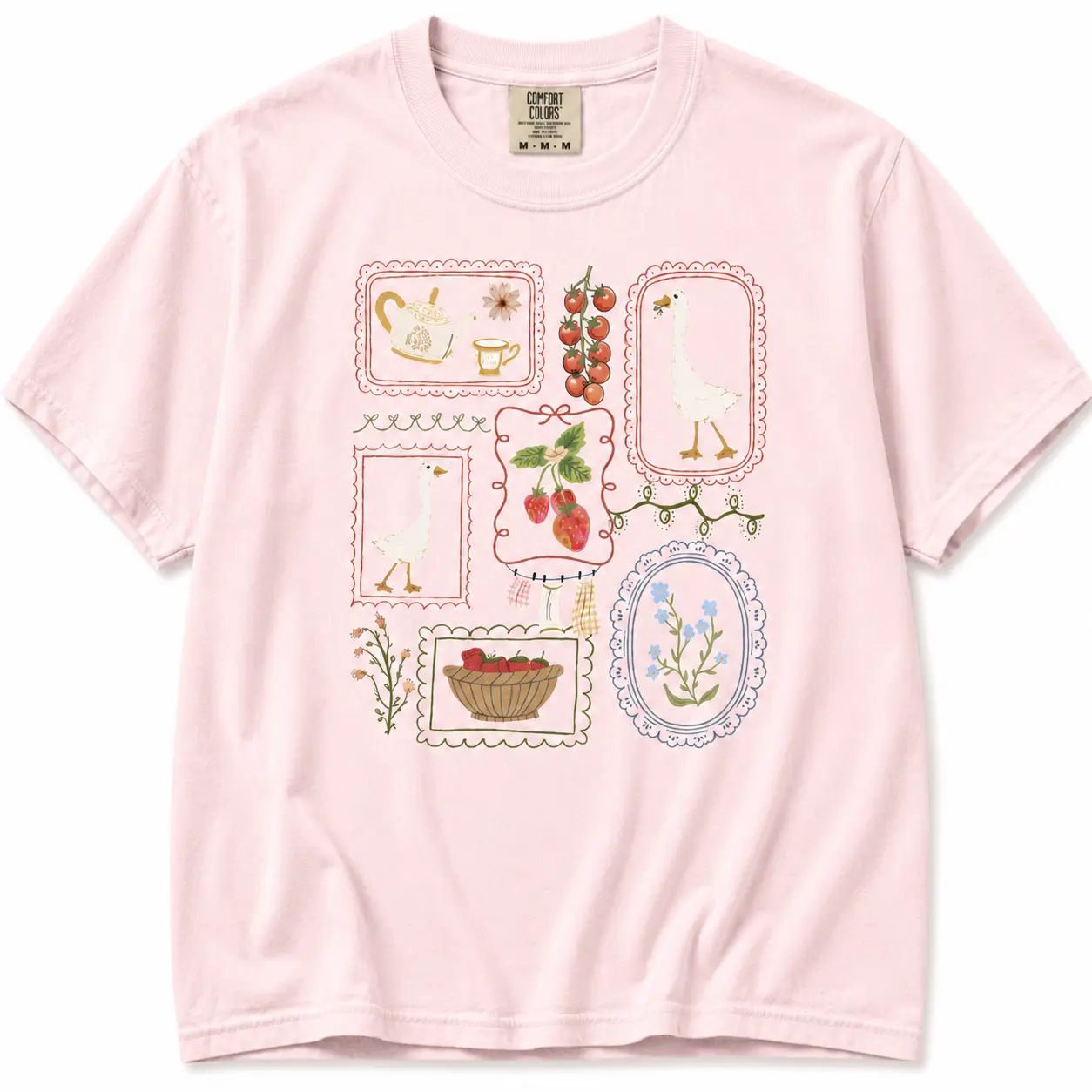 Comfort Colors Cottagecore Shirt, Goose Shirt, Gardening Shirt, Summer Spring Shirt, Gift for Her