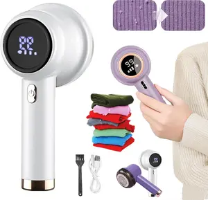 Hairball trimmer Lint Remover Lint Remove for Clothing Electric Sweater Fabric Balls Shaver Pellet Fluff Fuzz Remover Rechargerable Plush Remover Fabric Shaver(double-end) Portable Household