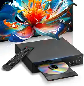 DVD Players for TV with HDMI,  Region Free DVD Player for  TV, HDMI and RCA Cables & Remote Included, USB Input, PAL/NTSC, Up-Convert to 1080P