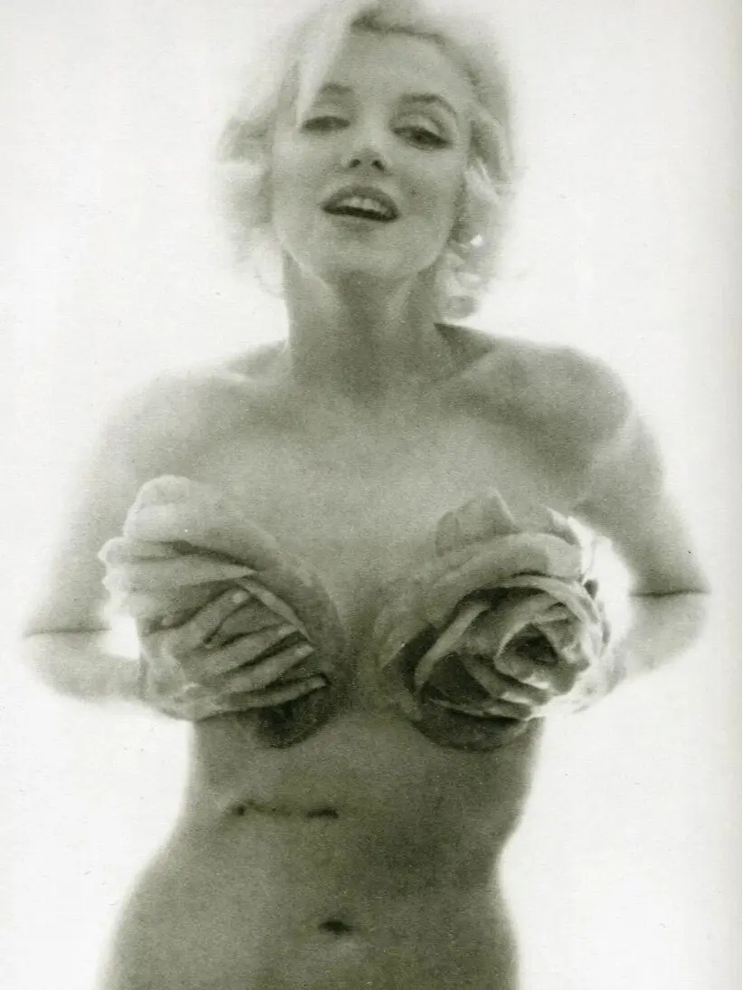 Marilyn Monroe Black And White Topless 8x10 Photo Print
