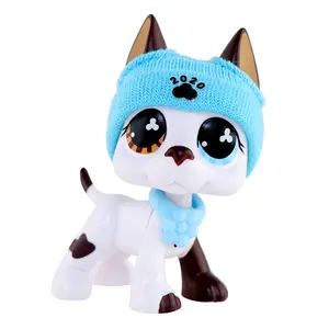 LittlePeta Mini Great Dane Dog Pets figures Shop for lps collection, Educational & Engaging, PVC Free