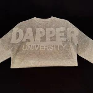 Dapper University Short Sleeve Crewneck Sweatshirt.