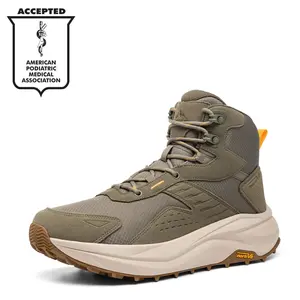 【summervibes】NORTIV 8 Men's Wide Feet Lightweight Waterproof Hiking Boots, Rubber Sole Outdoor Trekking  Bunion Shoes for Plantar Fasciitis & Bunions, Durable Craftsmanship, Comfortable EVA Midsole, 5mm Heel-To-Toe Drop, summervibes