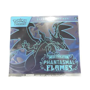 Pokémon TCG: Mega Evolution-Phantasmal Flames Elite Trainer Box - Includes 9 Booster Packs & Full-Art Foil Promo Card - Collectible Trading Card Game