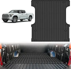 Nilight 5.5FT Truck Bed Mat - Truck Accessories for 2022-2025 Toyota Tundra CrewMax Cab, TPE Anti-Slip All-Weather Cargo Bed Liner Mat