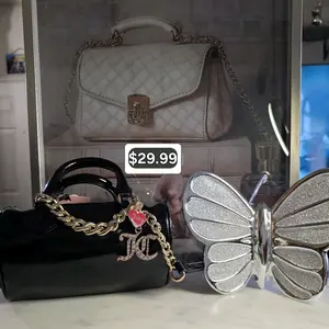 Juicy Couture. New Geniune w/tags JC Pink Crossbody Bag with pick 1-6 Women #viral @glos.vibe  @stayfadedbrand #stayfaded #stayfadedbrand