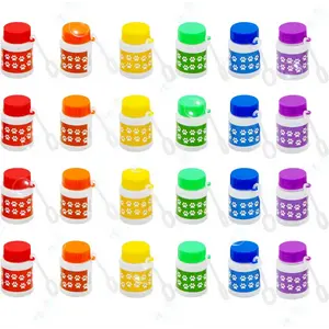 4E's Novelty Paw Print Bubbles for Kids – Non-Toxic Edible Dog Bubbles, Party Favors (Bulk)