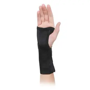 Advanced Orthopaedics 141-L Cock-Up Elastic Wrist Brace with Removable Stay, Lightweight Support for Carpal Tunnel, Extra Small