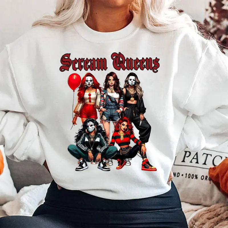 Halloween Scream Queens Shirt, Halloween Horror Characters Shirt, Funny Halloween Shirt, Halloween Funny Shirt, Halloween Horror Girls Shirt