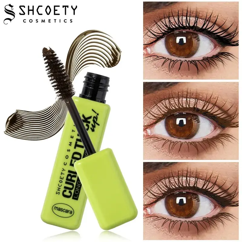 3 Pack 7D Waterproof Mascara Set - Long-Lasting Curled Thick Lashes, Smudge-Proof, Multi-Shade for All Makeup Looks sohochic