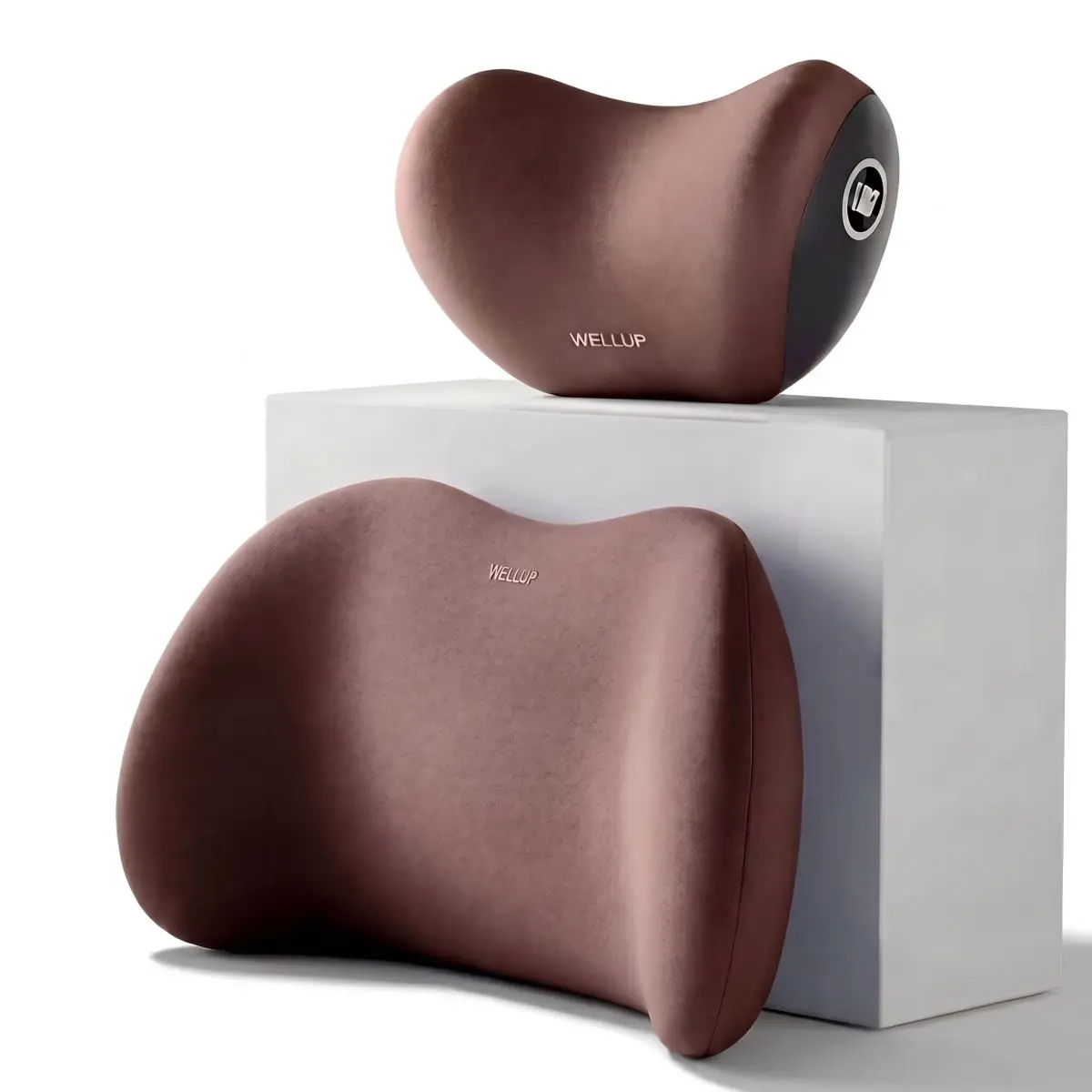 Ergonomic Auto Accessories Interior Neck Pillow & Lumbar Support Set - Soft Memory Foam Headrest, Contoured Waist Cushion, Removable Washable Cover, Back Pain Relief, Posture Aid, Spine-Aligning Fit for Cars & Trucks, Party Gift