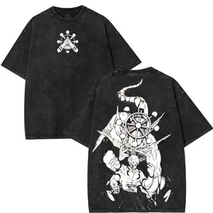 valentine shirts Makora Mahogara Sukuna Ryomen Shinigami Jujutsu Kaisen JJK anime manga game graphic Tees Double Printed Washed Tshirt, hoodie unisex menswear Cotton