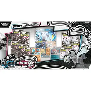 Pokemon TCG Unova Heavy Hitters Premium Collection - Non-Sports Trading Card Box for Collectors