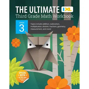 The IXL  3rd Grade Math Workbook, Activity Book for  Ages 8-9 Covering Addition, Subtraction, Multiplication, Division, Fractions, Geometry, and More Mathematics (IXL  Workbooks) - Paperback