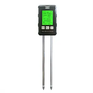 6-in-1 Multifunctional Digital Soil Tester with Digital Backlit Display, Highly Sensitive Probe - Detects Soil PH, Temperature, Humidity, Fertility, Sunlight Intensity for Home Gardening Household Appliance Accessory, 6-In-1 Detection, Improves Crop Yield