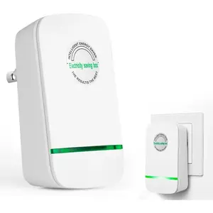 Stop Watt Device Plug-in for Home Office Energy Savings Power Efficiency Smart Power Saver Plug with Voltage Stabilizer Protector 90V-250V 30KW Multi-Functional Compatibility Safe Reliable Easy To Use tiktokshopspringglowup