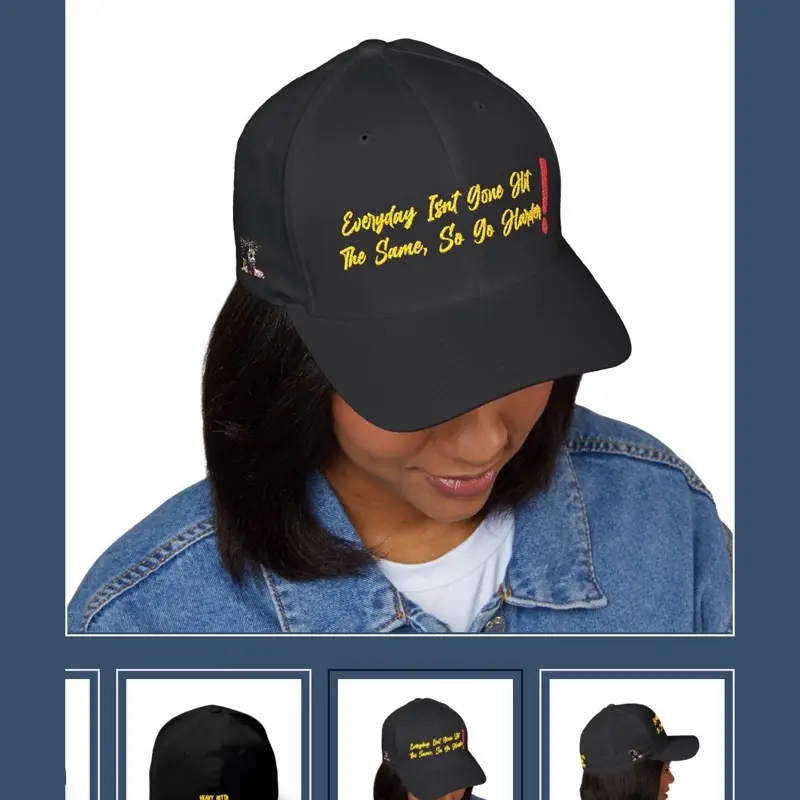 “HHA️️” Custom Fitted Hat