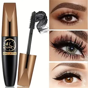 Luxury 8D Fiber Enhanced Mascara Makeup Smudge Proof Long Lasting Lash Extension Enhancer Formula New Volume Design Volume Waterproof Black Mascara Cosmetic