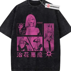 Power Shirt, Chainsaw Man Shirt, Anime Shirt, Vintage Tee