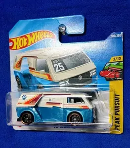 VW T3 Custom Peak Pursuit Hot Wheels Short Card Die-Cast | VW Van Collector's Edition