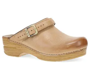 Dansko Ingrid Honey Distressed Leather Clog