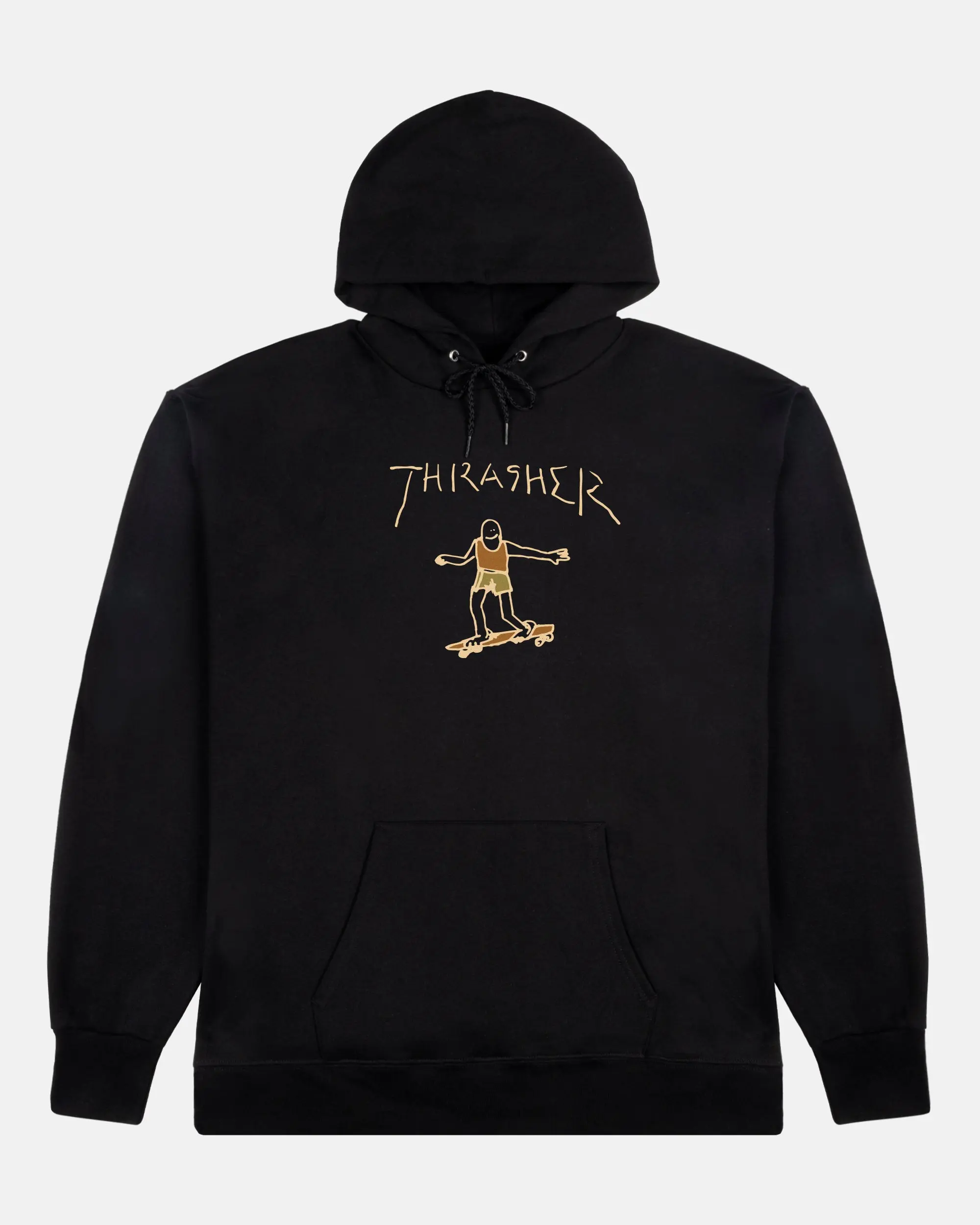 GONZ - HOODIE - BLACK / BROWN