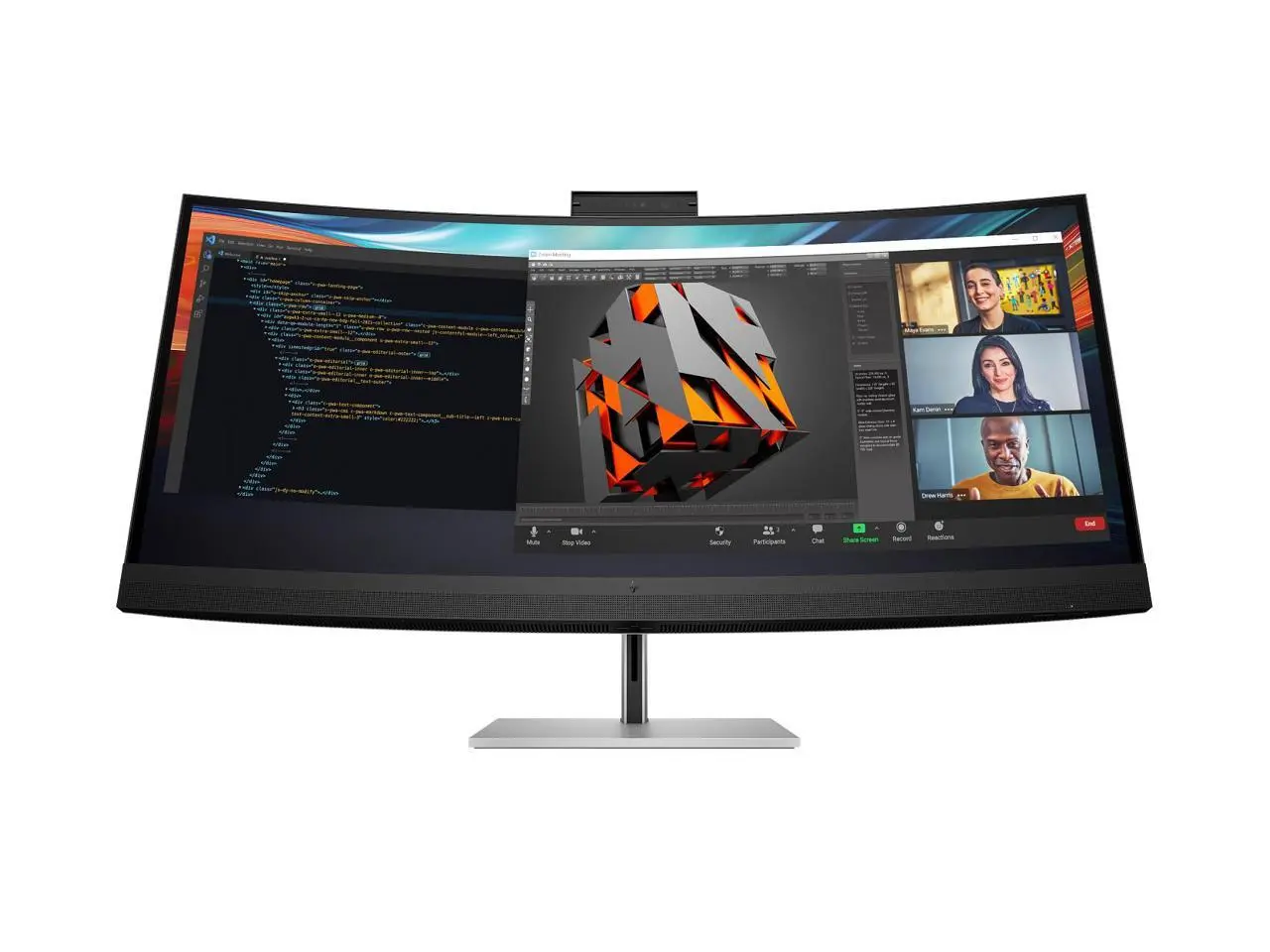 HP Series 7 Pro 39.7 inch 5K2K Conferencing Monitor-740pm - 39.7" WUHD (5120 x 2160) - 8Y2R2AA#ABA